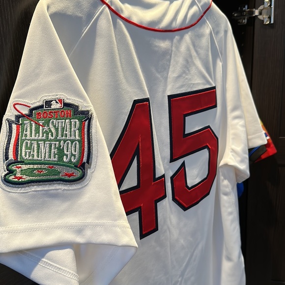 Pedro Martinez Boston Red Sox Mitchell & Ness 1999 MLB Home Authentic Jersey - Picture 5 of 6